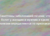 Симптомы заболеваний печени: что болит у женщин и мужчин и какие болезни определяются по признакам 