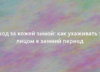 Уход за кожей зимой: как ухаживать за лицом в зимний период 