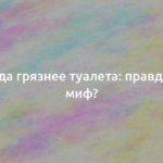 Борода грязнее туалета: правда или миф? 